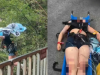 中国游客体验景区瀑布秋千坠亡 涉事公园停业整顿